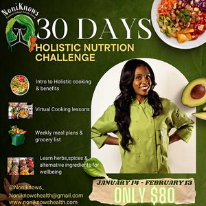 30 Days Holistic Nutrition challenge!